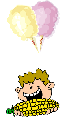 COTTON CANDY / CORN ON THE COB