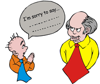 SORRY TO SAY
