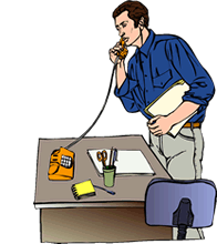 NOT AT HIS DESK / AWAY FROM HER DESK