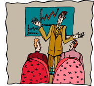 (give a) PRESENTATION